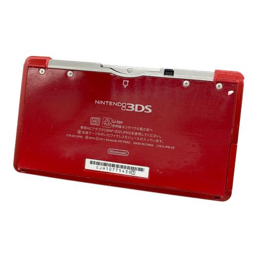 Nintendo (ニンテンドー) Nintendo 3DS CTR-001 割れ・スレ有 フレアレッド
