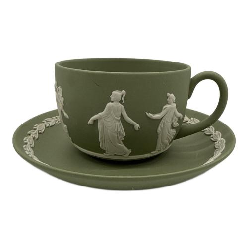 Wedgwood (ウェッジウッド) カップ&ソーサー ダンシングアワー グリーン ジャスパー