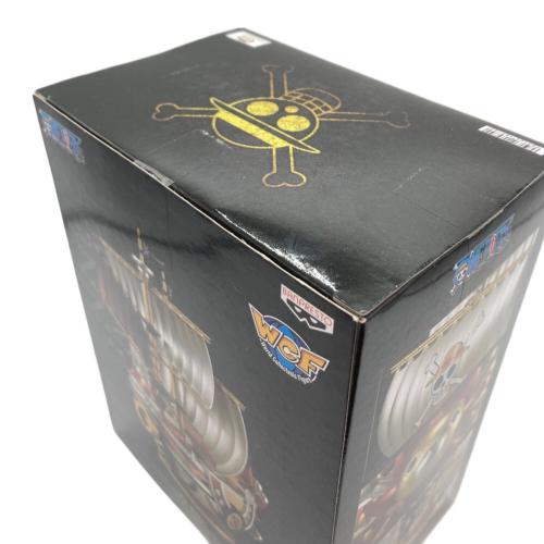 THOUSAND SUNNY ONE PIECE GOLD COLOR MEGA WORLD COLLECTABLE FIGURE SPECIAL!