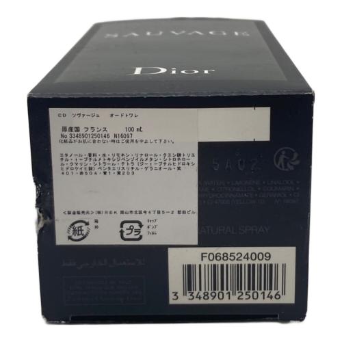 Dior (ディオール) オードトワレ 100ml 残量80%-99% SAUVAGE