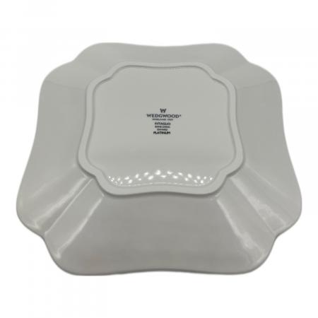 【未使用】ウェッジウッド インタグリオ プラチナ スクエアディッシュ 5枚セット Wedgwood (ウェッジウッド) スクエアプレート △ インタグリオ
