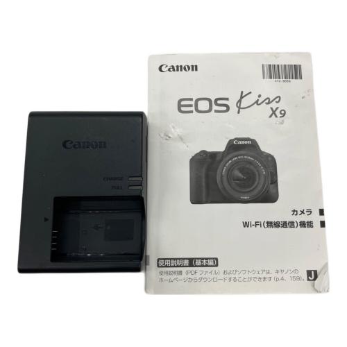 CANON (キヤノン) 一眼レフカメラ KISS X9 DS126671 レンズくもり有