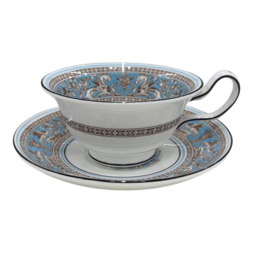 Wedgwood (ウェッジウッド) カップ&ソーサー フロレンティーン・ターコイズ