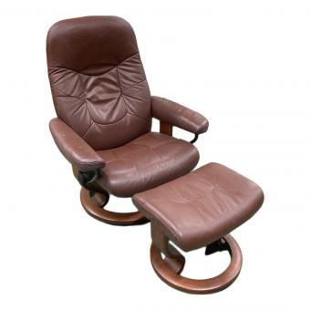 Ekornes (エコーネス) ストレスレスチェア オットマン付 ブラウン