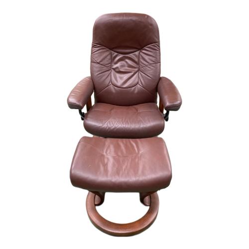 Ekornes (エコーネス) ストレスレスチェア オットマン付 ブラウン