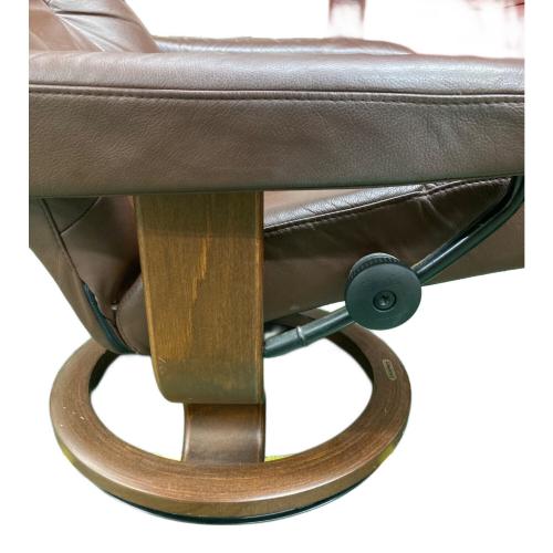 Ekornes (エコーネス) ストレスレスチェア オットマン付 ブラウン