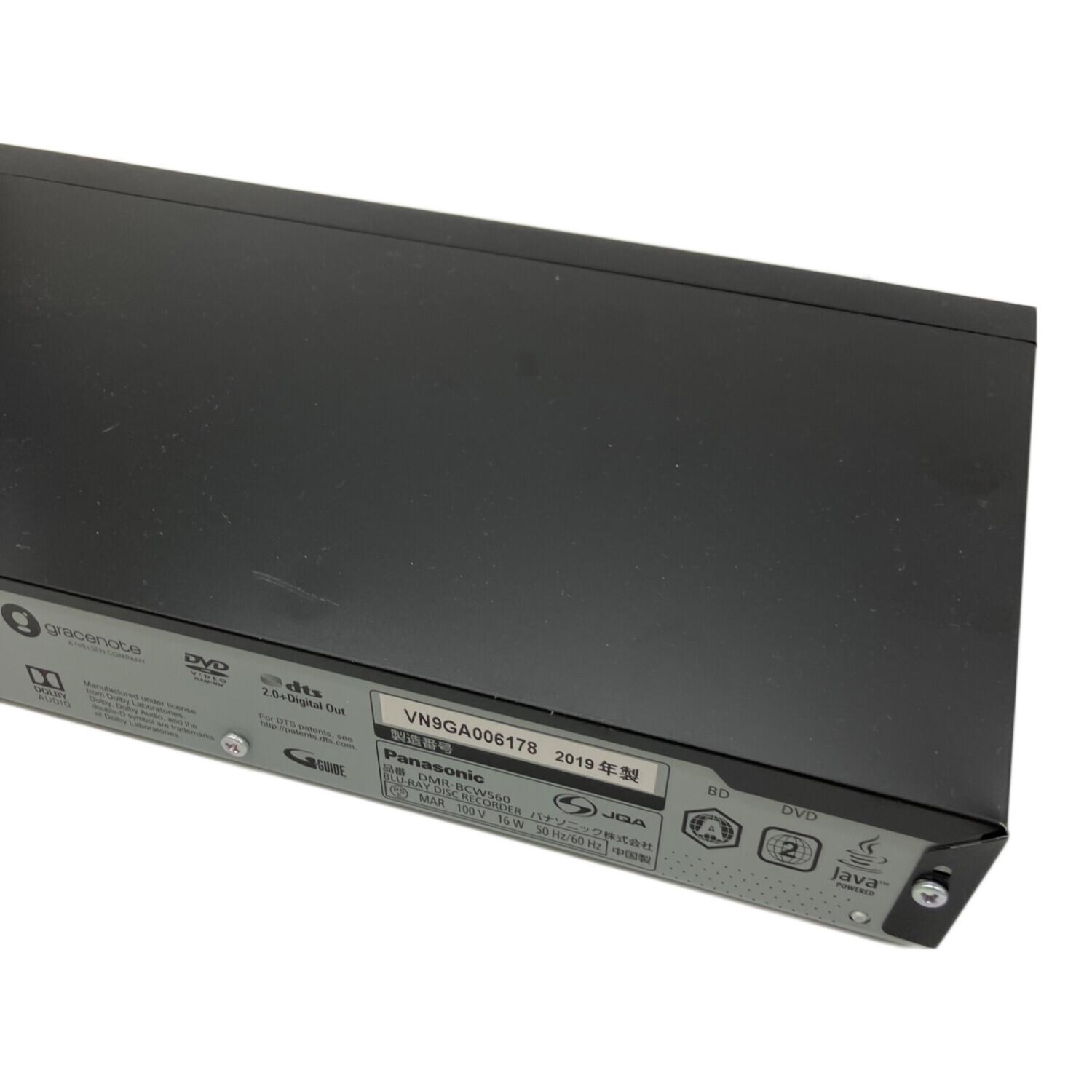 Panasonic (パナソニック) Blu-rayレコーダー DMR-BCW560 2019年製 227