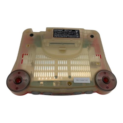 Nintendo (ニンテンドー) Nintendo64 NUS-001 クリアレッド