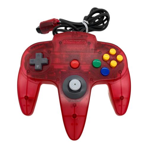 Nintendo (ニンテンドー) Nintendo64 NUS-001 クリアレッド