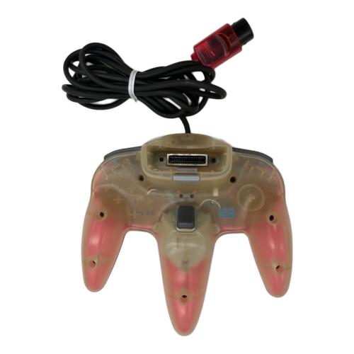Nintendo (ニンテンドー) Nintendo64 NUS-001 クリアレッド