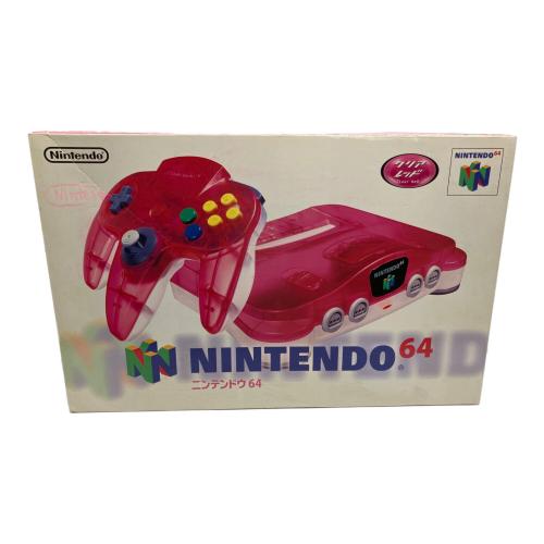 Nintendo (ニンテンドー) Nintendo64 NUS-001 クリアレッド