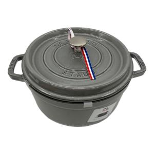 Staub (ストウブ) ピコ・ココット ラウンド 24cm グレー