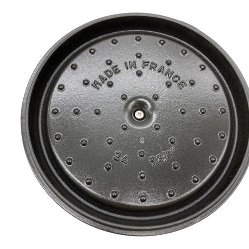 Staub (ストウブ) ピコ・ココット ラウンド 24cm グレー
