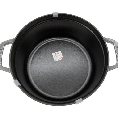 Staub (ストウブ) ピコ・ココット ラウンド 24cm グレー