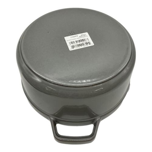 Staub (ストウブ) ピコ・ココット ラウンド 24cm グレー