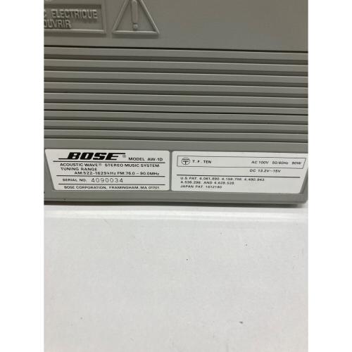 BOSE (ボーズ) CDラジカセ AW-1D 1994年製 CD/カセットテープ/FM再生確認済