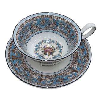 Wedgwood (ウェッジウッド) カップ&ソーサー フロレンティーン・ターコイズ