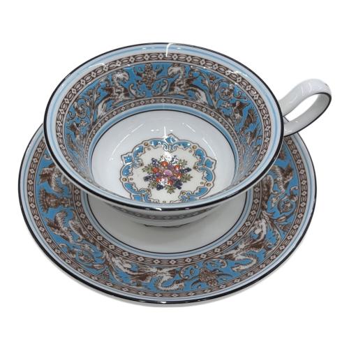 Wedgwood (ウェッジウッド) カップ&ソーサー フロレンティーン・ターコイズ