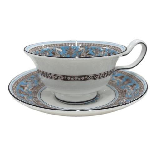 Wedgwood (ウェッジウッド) カップ&ソーサー フロレンティーン・ターコイズ