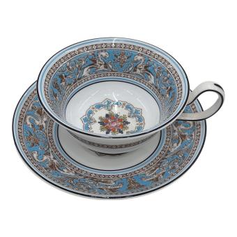Wedgwood (ウェッジウッド) カップ&ソーサー フロレンティーン・ターコイズ