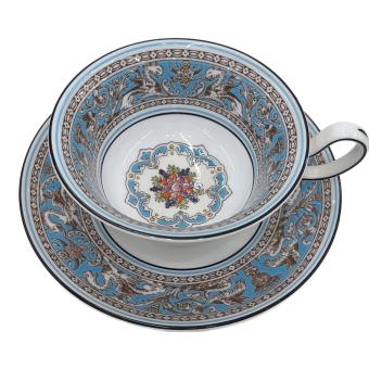 Wedgwood (ウェッジウッド) カップ&ソーサー フロレンティーン・ターコイズ
