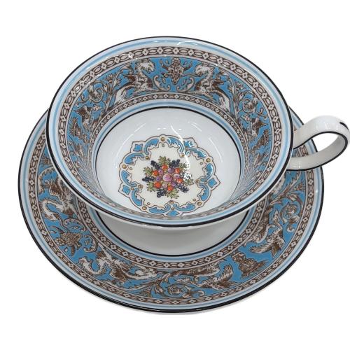Wedgwood (ウェッジウッド) カップ&ソーサー フロレンティーン・ターコイズ