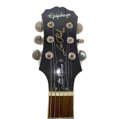 EPIPHONE (エピフォン) エレキギター ピックアップEMG Classic Plain Top リミテッドエディション・モデル ゴールドトップ 動作確認済み 10051516283