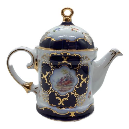 Demainドマン ティーポット Italy】Demain ドマン 陶器のフルーツ柄