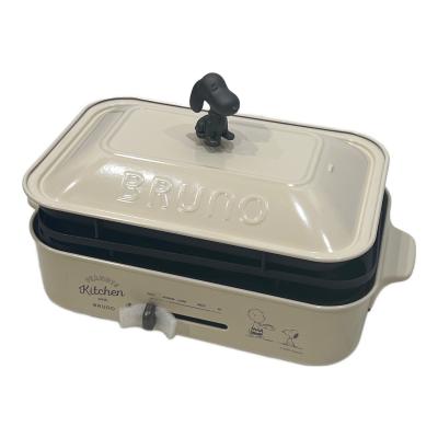 BRUNO (ブルーノ) コンパクトホットプレート PEANUTS BOE070-ECRU動作確認済み