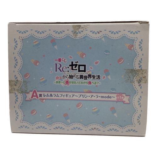 フィギュア Re:ゼロから始める異世界生活 あまい春がきた!どれから食べる？  一番くじ A賞