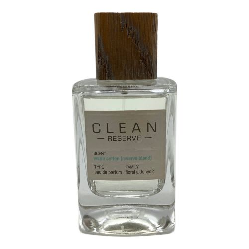 CLEAN (クリーン) オードパルファム ウォームコットン 100ml 残量80%-99%