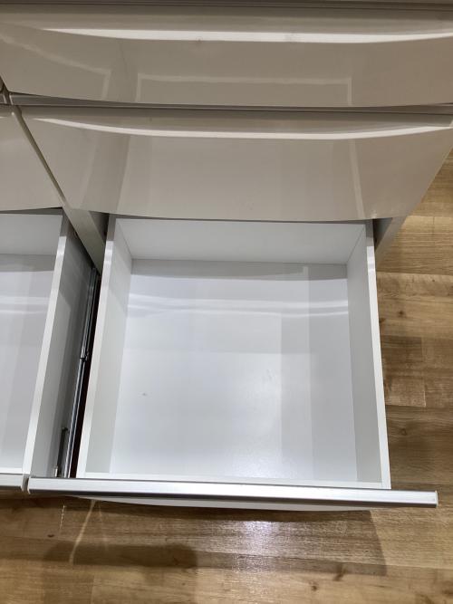 アライブ レンジボード ホワイト  2枚扉 引き出し付き