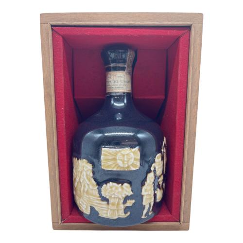 サントリー ジャパニーズウィスキー 750ml 木箱(蓋無し) SUNTRY THE WHISKY 有田焼 【特級】 未開封