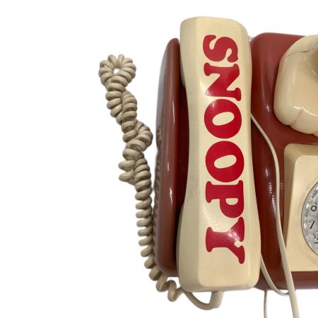 スヌーピー電話機 SNOOPY (スヌーピー) 電話機 ※インテリアとして/ヤケ有｜トレファクONLINE