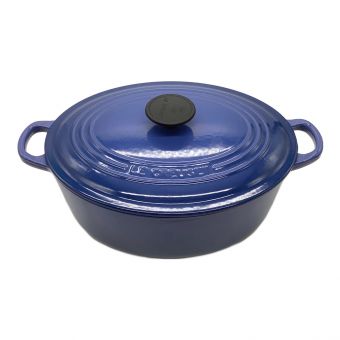 LE CREUSET (ルクルーゼ) ココットオーバル SIZE 27cm ブルー