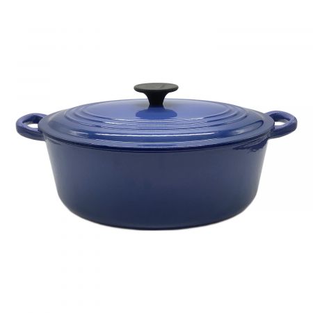 LE CREUSET (ルクルーゼ) ココットオーバル SIZE 27cm ブルー