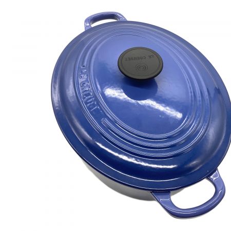 LE CREUSET (ルクルーゼ) ココットオーバル SIZE 27cm ブルー