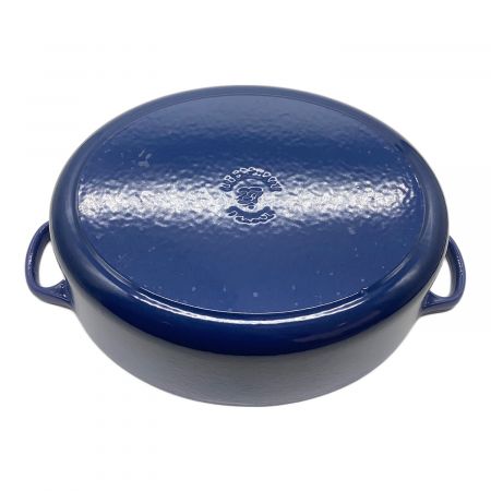 新品未使用　LE CREUSET ココットオーバル　27cm LE CREUSET (ルクルーゼ) ココットオーバル SIZE 27cm ブルー
