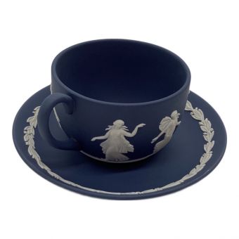 Wedgwood (ウェッジウッド) カップ&ソーサー ペールブルー▲ ジャスパー