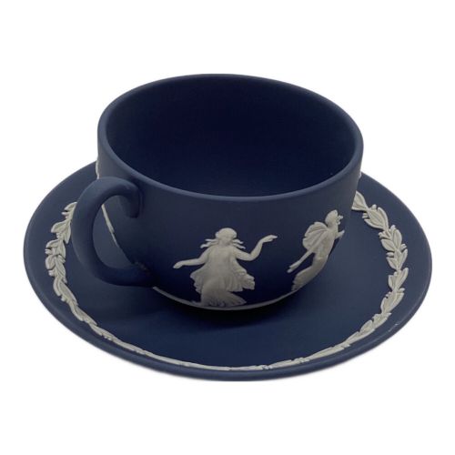 Wedgwood (ウェッジウッド) カップ&ソーサー ペールブルー▲ ジャスパー