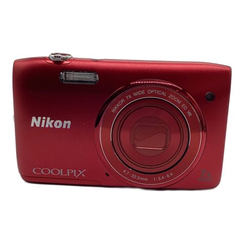 Nikon (ニコン) COOLPIX S3500 2048万画素(総画素) 1/2.3型CCD 専用電池 SDカード対応 -