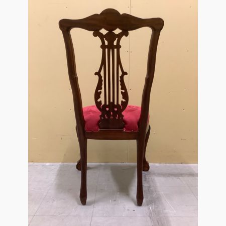 アンティークチェア　マホガニー アンティーク調 マホガニー無垢材 ロッキングチェア 装飾彫刻