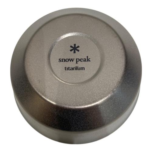 Snow peak (スノーピーク) チタンダブルボウル