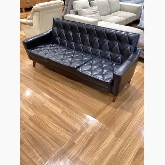 カリモク60 (カリモクロクマル) ロビーチェア ブラック  3シーター U36213BD