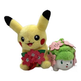 ヌイグルミ ポケモンセンター限定 ピカチュウ＆シェイミ ポケモンセンター20周年記念 ペアぬいぐるみ