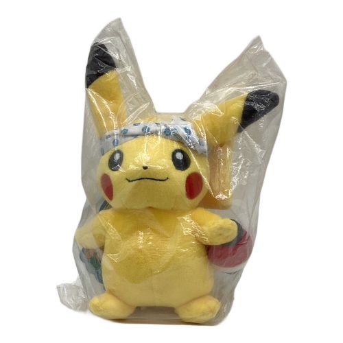 ヌイグルミ ピカチュウ(提灯/ねじりハチマキ) ぬいぐるみ 「ポケットモンスター」 ポケモンセンターフクオカ移転記念 ポケモンセンターフクオカ限定