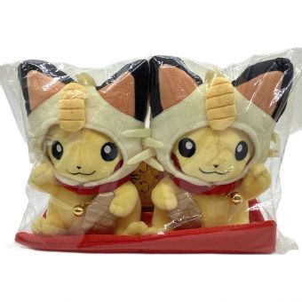 ヌイグルミ タグ付き/@ マンスリーペアピカチュウ 2017 1月 「ポケットモンスター」 ポケモンセンター限定