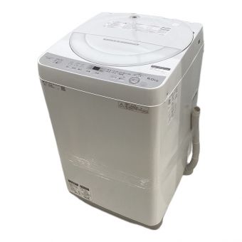 SHARP (シャープ) 全自動洗濯機 59 6.0kg ES-GE6B-W 2018年製 クリーニング済 50Hz／60Hz