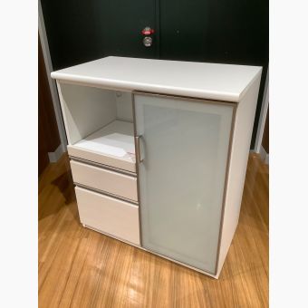 ニトリ レンジ台 ホワイト 1枚扉