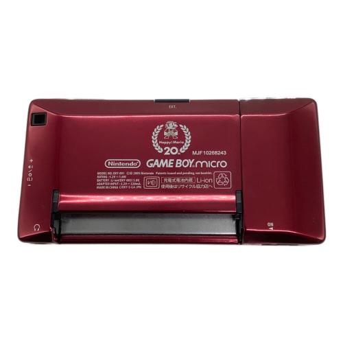 Nintendo (ニンテンドー) GAMEBOY micro ※ジャンク品 OXY-001 動作不可品 MJF10268243